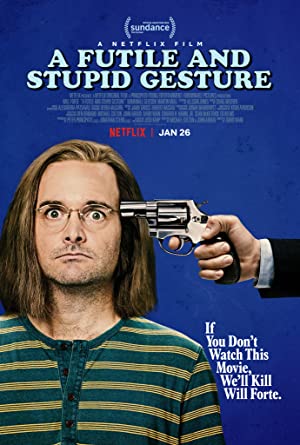 Nonton Film A Futile and Stupid Gesture (2018) Subtitle Indonesia