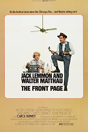 Nonton Film The Front Page (1974) Subtitle Indonesia Filmapik